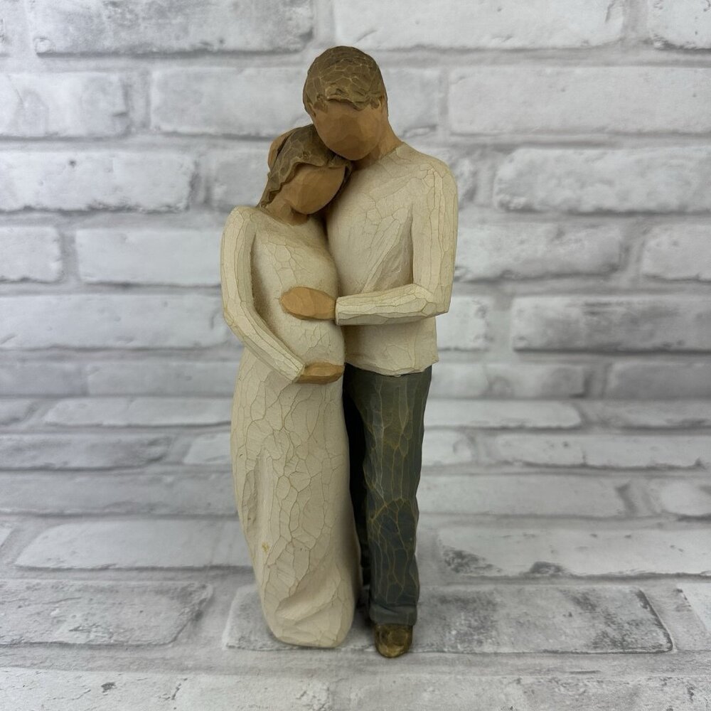 Willow Tree Figurine Home By Susan Lordi 2010 Pregnant New Mom Hand Painted